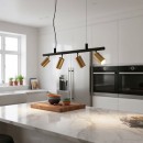 Ideal Lux 244624 Kronleuchter Dynamite 4x28W | GU10 - Messing, matt