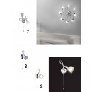 Ideal Lux 007113 Kinder Tender Leuchte 8x40W Color | E14