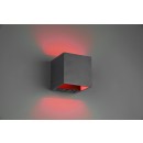TRIO 253310132 intelligente LED Wandleuchte Figo 1x5,5W | 450L | 3000-6500K | IP20 | RGBW - dimmbare, Temperatureinstellung, obere/untere Beleuchtung, WiZ, Speicherfunktion, schwarz