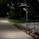 Ideal Lux 254388 LED Sockelleuchte Agos Small 1x6,5w | 600lm | 3000k | IP54 - Anthrazit