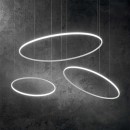 Ideal Lux 258775 LED Hängende Deckenleuchte Hulahoop 1x30w | 3000lm | 3000k - weiß