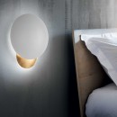 Ideal Lux 259048 LED Wandleuchte Eclissi Small 1x11w | 940lm | 3000k - weiß, golden