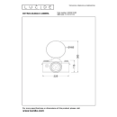 Lucide L345462130 Tischlampe EXTRAVAGANZA  E14