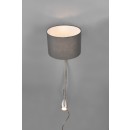 Trio 271170211 LED Wandleuchte Hotel 1x40w | E14 + 1X LED 31W | 310lm | 3000k - flexibler Arm, getrennte Schalter, mattes Nickel, Grau
