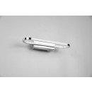 Trio 283770106 LED Wandleuchte Gianni 1x17w | 1700lm | 3000k | IP44 - Netzschalter auf Körper, Chrom