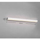 Trio 283919006 LED Wandleuchte Rocco 1x13w | 1400lm | 3000k | IP44 - Chrome
