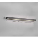 Trio 283919032 LED Wandleuchte Rocco 1x13w | 1400lm | 3000k | IP44 - schwarz