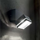 Ideal Lux 285528 ​​LED Außen Wandleuchte Omega Ap Square 1x7w | 650lm | 4000k | IP54 - weiß