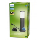 Philips 8719514477230 Gartenpfosten GardenLink 1x24W | 600lm | 2700K | IP44 - schwarz