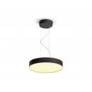 Philips Hue 41162/30 / P6 LED Hängende Deckenleuchte Anregungen + Hue Switch 1x335w | 4300lm | 2200-6500K - dimmbar, Bluetooth, White Ambiance, schwarz