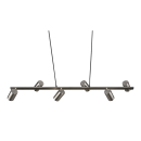 Trio 302400607 Deckenleuchte Marley 6x35W | GU10 - mattes Nickel
