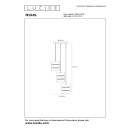 Lucide L214331330 Pendelleuchte ROSAS  E27