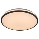 Rabalux 3054 LED Deckenleuchte Slava 1x18w | 1170lm | 3000k | IP44 - schwarz, weiß