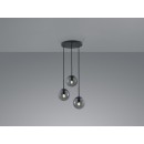 TRIO 308590342 Pendelleuchte Balini 3x28W| E14 | IP20 - schwarz