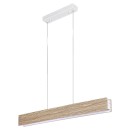 Rabalux 3091 LED-Hänge-Deckenleuchte Cinnamon 1x34W | 1770lm | 3000K - Weiß, Holz