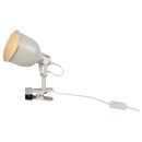 Rabalux 3093 Tischleuchte mit Clip Flint 1x25W | E14 - weiß