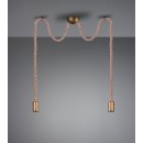 TRIO 310100204 Rope Hängeleuchte E27 2x60W