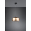 Trio 310890108 Hängende Deckenleuchte Chiron 1x40w | E27 - einstellbare Höhe, Messing