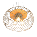 Trio 311100367 Pendel-Deckenleuchte Tamil 3x40W | E27 - höhenverstellbar, Nickel