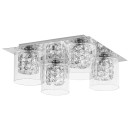 Rabalux 3115 Deckeneinbauleuchte Duchess 4x40W | G9 - Chrom