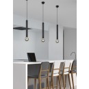 Trio 313400132 Hängende Deckenleuchte Clermont 1x10w | E27 - einstellbare Höhe, schwarz