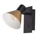 Rabalux 3157 Deckeneinbaustrahler Alvaro 1x40W | E14 - schwarz, gold