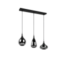 Trio 317000332 Pendelleuchte Lumina 3x40W | E14 - höhenverstellbar, schwarz, chrom