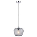 Rabalux 3177 Pendel-Deckenleuchte Monet 1x40W | E27 - Rauch, Chrom
