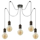 Rabalux 3218 Deckenleuchte Fidel 5x25W | E27 - Antikgold