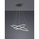 TRIO 321910242 LED Pendelleuchte Durban 1x40W | 5000L | 3000K | IP20 - dimmbar - 3 Phasen, anthrazit
