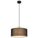 Rabalux 3247 Deckenleuchte Miguel 1x40W | E27 - schwarz, Holz