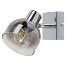 Rabalux 3249 Wandstrahler Tarien 1x40W | E14 - Chrom, Rauch