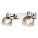 Rabalux 3249 Deckenleuchte Tarien 2x40W | E14 - Chrom, Rauch