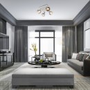 Rabalux 3250 Deckenleuchte Tarien 4x40W | E14 - Chrom, Rauch