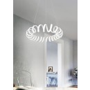 TRIO 325110131 LED Pendelleuchte Curl 1x33W | 3500lm | 4000K | IP20 - 3-Phasen-dimmbar, weiß