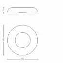 Philips Hue 32613/48/P7 LED Deckenleuchte 1x32W Still | 2200-6500K - White Ambiance