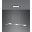 Trio 326810131 LED Hängende Deckenleuchte Edge 1x35w | 4100lm | 2300 + 3000 + 4000K - 3-Phasen-Dimmen, DIP-Schalter, einstellbare Höhe, weiß