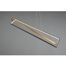 Trio 326810132 LED Hängende Deckenleuchte Edge 1x35w | 4100lm | 2300 + 3000 + 4000K - 3-Phasen-Dimmen, DIP-Switch, einstellbare Höhe, schwarz