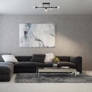 Rabalux 3296 Deckenleuchte Sullivan 5x40W | E14 - schwarz