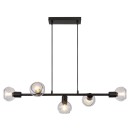 Rabalux 3297 Deckenleuchte Sullivan 5x40W | E14 - schwarz