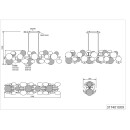 Trio SELECT  T317401042 Pendelleuchte BUBBLE   G9