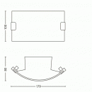Philips 33052/17/16 LED Wandleuchte Celadon 1x3W | 2700K