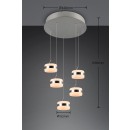 Trio 331430507 LED Pendelleuchte DIOS | 8W integrierte LED-Quelle | 800lm | 2300+3000+4000K | Trio - SwitchDimmer