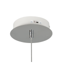 Trio T331610106 LED Pendelleuchte FLYNT  | 11W integrierte LED-Quelle | 1x1150lm | 2300+3000+4000K | Seilleuchte | Trio - SwitchDimmer | chrom | klar