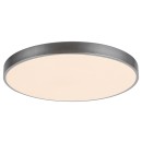 Rabalux 3317 LED-Deckenleuchte Tesie 1x60w | 5000lm | 3000-6000K - Dimmbare, Fernbedienung, Timer, Nacht Übernachtung, Stellar-Effekt, Silber, weiß