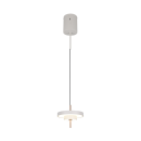 Trio T340210176 LED Pendelleuchte KEATON  | 10W integrierte LED-Quelle | 1x1200lm | 2300+3000+4000K | Seilleuchte | Trio - SwitchDimmer | grau