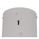 Trio T340210176 LED Pendelleuchte KEATON  | 10W integrierte LED-Quelle | 1x1200lm | 2300+3000+4000K | Seilleuchte | Trio - SwitchDimmer | grau