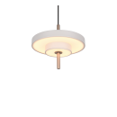 Trio T340210176 LED Pendelleuchte KEATON  | 10W integrierte LED-Quelle | 1x1200lm | 2300+3000+4000K | Seilleuchte | Trio - SwitchDimmer | grau