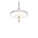 Trio T340210176 LED Pendelleuchte KEATON  | 10W integrierte LED-Quelle | 1x1200lm | 2300+3000+4000K | Seilleuchte | Trio - SwitchDimmer | grau