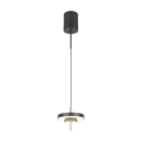 Trio T340210180 LED Pendelleuchte KEATON  | 10W integrierte LED-Quelle | 1x1200lm | 2300+3000+4000K | Trio - SwitchDimmer | schwarz | gold